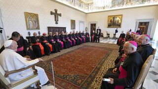 El Papa, con los obispos portugueses