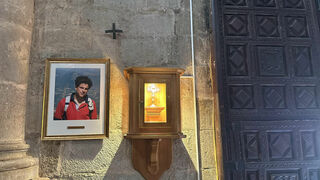 Reliquia del beato Carlo Acutis en la basílica de Daroca