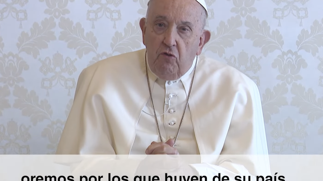 Una captura del vídeo en apoyo a los migrantes