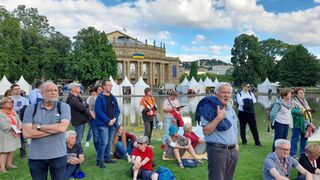 Participantes en las jornadas del Katholikentag en Alemania