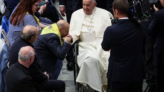 El papa Francisco con la Asociación Acli