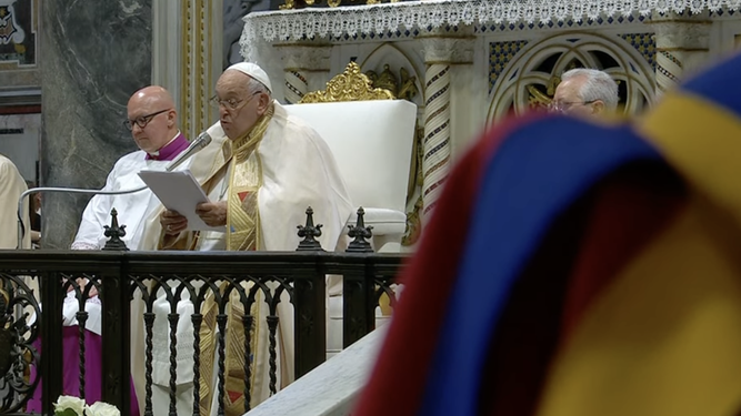 Papa, en el Corpus