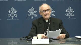 Michael Czerny, durante la presentación de la jornada