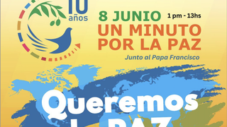 Convocatoria del minuto por la paz