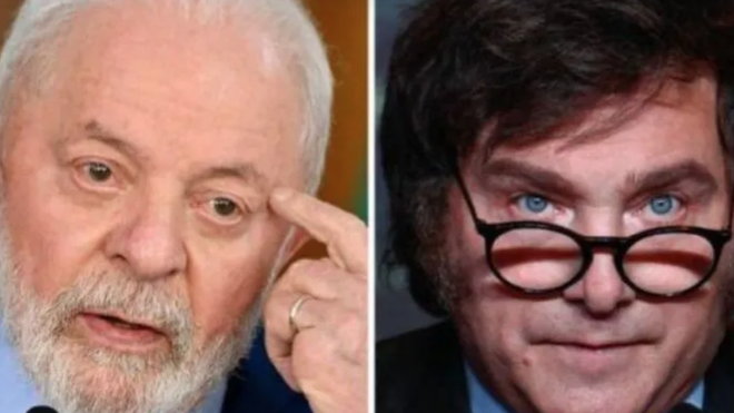 Lula da Silva y Javier MIlei