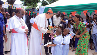 Monseñor Artime en Lubumbashi. RD de Congo