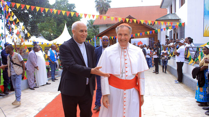 Monseñor Artime en Lubumbashi