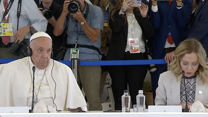 Meloni y el Papa