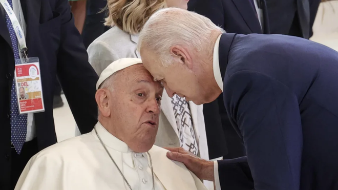 Encuentro de Francisco y Joe Biden en Italia