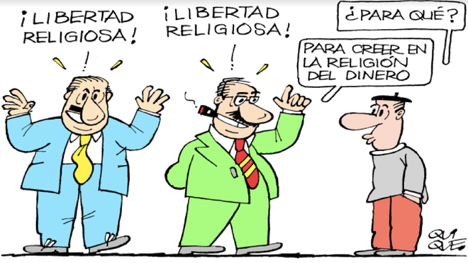 La religión del dinero