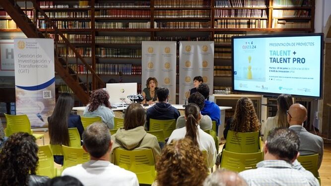 Presentación en UPSA de lso proyectos de Talent y Talento Pro