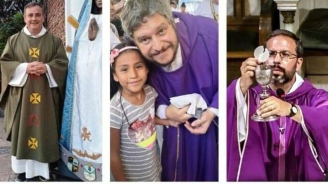 Los tres nuevos obispos auxiliares de la arquidiócesis de Buenos Aires