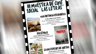III muestra de cine social 'Las Letras'