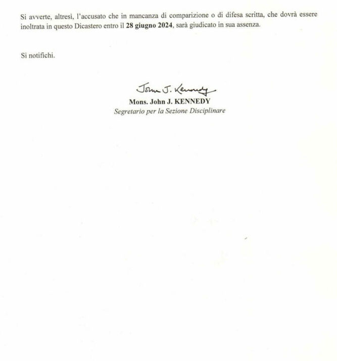 Carta a Viganò
