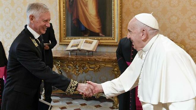 El Papa con Soltanovsky