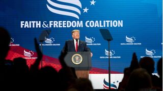 Los cristianos conservadores se entregan a Trump