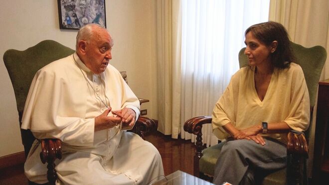 Francisco, con Helena Maleno