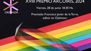Javier de la Torre, premio Arco Iris de CRISMHOM