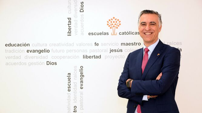 El religioso trinitario Pedro Huerta, secretario general de Escuelas Católicas