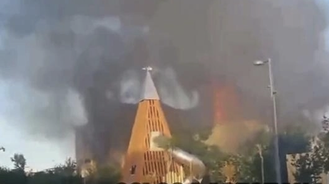 Uno de los templos atacados por los terroristas en Daguestán