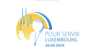 Logo del viaje papal a Luxemburgo