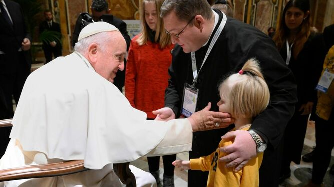 El Papa, en una audiencia a personas con discapacidad
