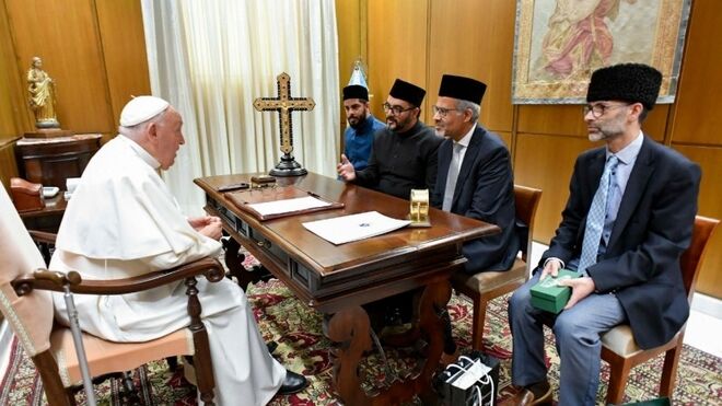 El papa, con la comunidad musulmana de Bolonia