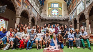 El equipo de Cáritas Diocesana de Madrid en Cañada Rea