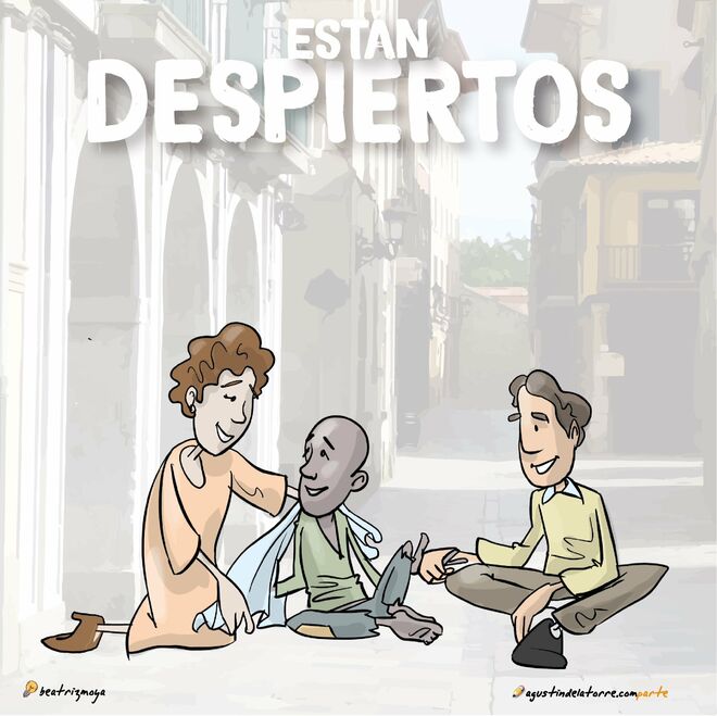 Están despiertos