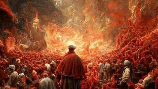 El Infierno de Dante creado con IA