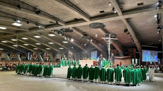 Clausura del peregrinaje a Lourdes