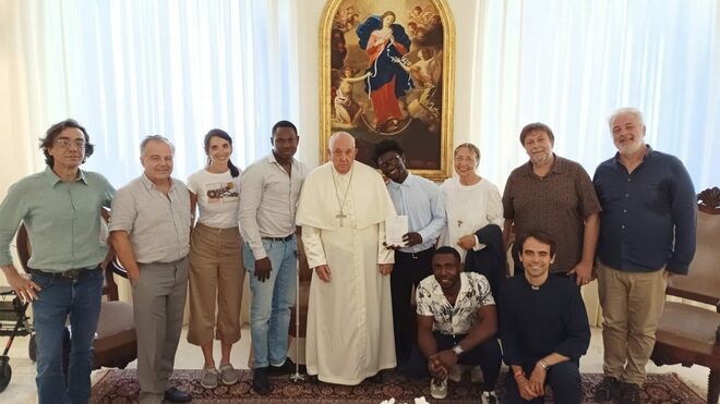Francisco, durante su encuentro de ayer