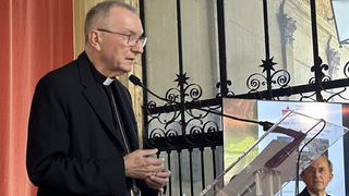 El cardenal Parolin en la embajada de Italia ante la Santa Sede