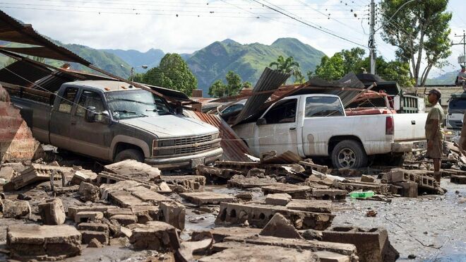 El paso del huracán Beryl por las costas de Venezuel