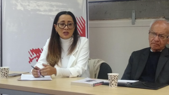 Magistrada Valencia y Javier Giraldo