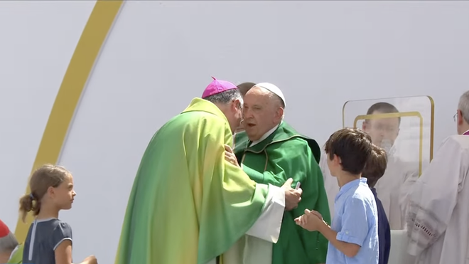 Francisco se despide de Trieste