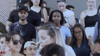 Estudiantes internacionales en el campus de San Sebastián