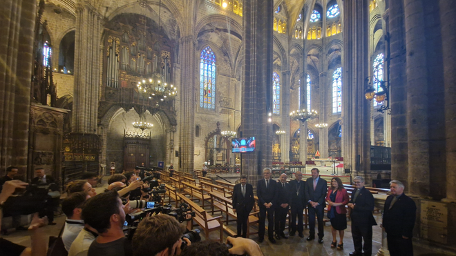 Presentación de las obras de restauración
