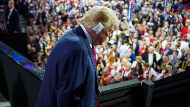 Trump, en la convención republicana de Milwaukee