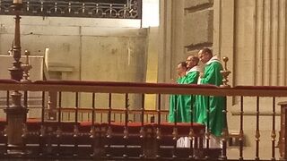 Cantera presidió la misa en el Valle