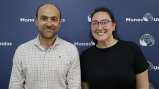 Alicia Angione y Guillermo González de la Torre. Departamento de Estrategia y Calidad de Manos Unidas