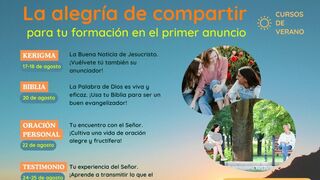Cursos en verano de la Comunidad Koinonía Juan Bautista