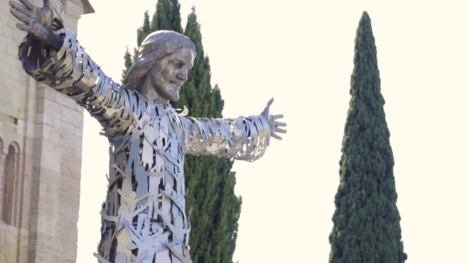 10 metros de alto: Jerusalén exhibirá también una imagen monumental de Jesús