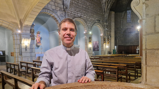 Serrano, en la iglesia de Tivissa, su pueblo natal