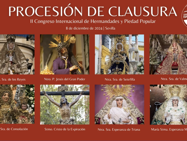 La Guía oficial de la procesión de clausura del II Congreso Internacional de Hermandades y Piedad Popular