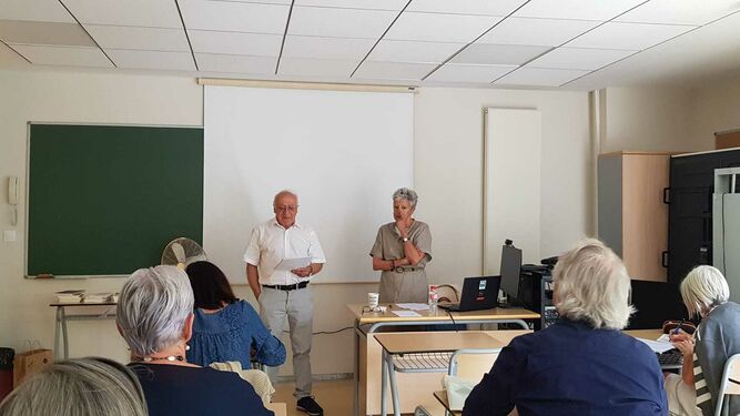 Tamayo en el curso 'La compasión en un mundo injusto' en Laredo