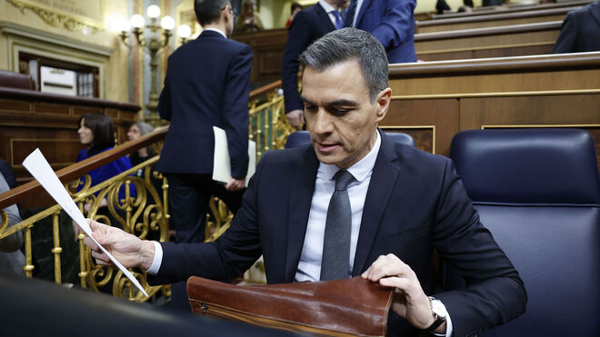 Pedro Sánchez en el Congreso de los Diputados