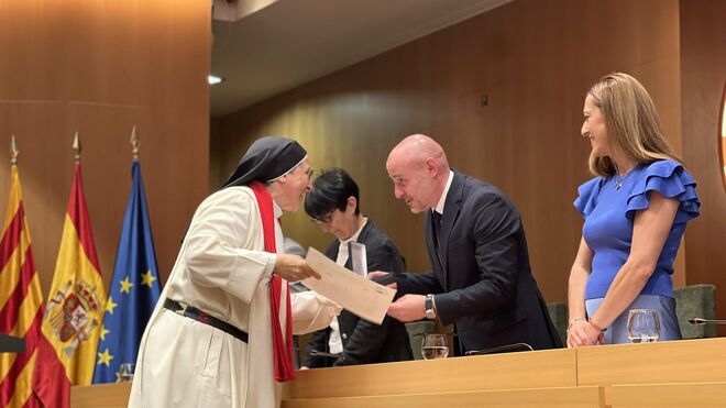 Sor Lucía recibió el galardón