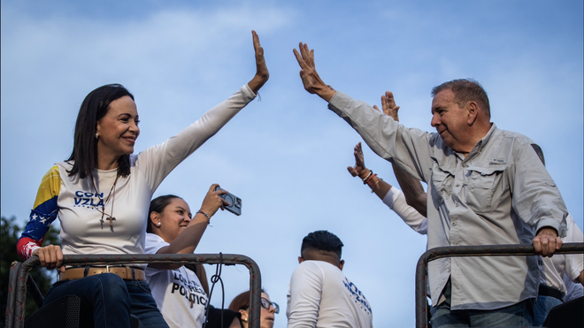 María Corina Machado y Edmundo González, la alternativa a Maduro