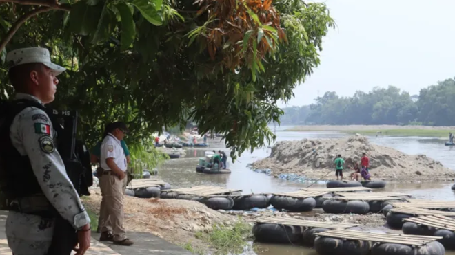 Orillas del río Suchiate, Tapachula, Chiapas (México)